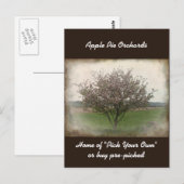 Werbung für Apple Tree in Bloom Postcard Postkarte (Vorne/Hinten)