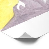 Werbung für Aquarellfarben-Deko Poster (Ecke)