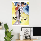 Werbung für Aquarellfarben-Deko Poster (Heimbüro)