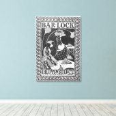 Werbung für Bar-Lock-Schreibmaschinen, c.1895 Leinwanddruck (Insitu (Holzboden))