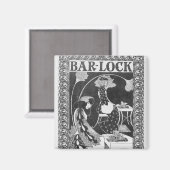 Werbung für Bar-Lock-Schreibmaschinen, c.1895 Magnet (Vorderseite/Rückseite)