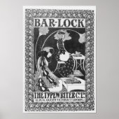 Werbung für Bar-Lock-Schreibmaschinen, c.1895 Poster (Vorne)