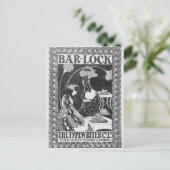 Werbung für Bar-Lock-Schreibmaschinen, c.1895 Postkarte (Stehend Vorderseite)