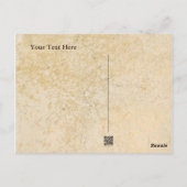 Werbung für Bauträger Postkarte (Rückseite)