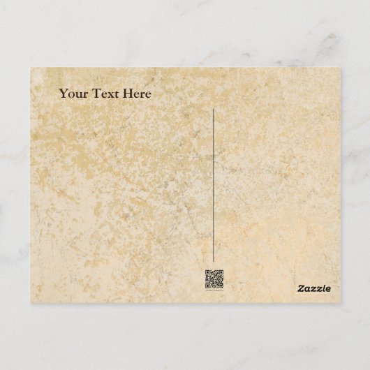 Werbung für Bauträger Postkarte (Rückseite)