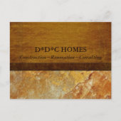 Werbung für Bauträger Postkarte (Vorderseite)