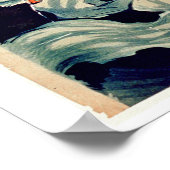 Werbung für 'Bec Auer' (Farbe litho) Poster (Ecke)