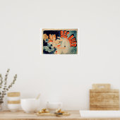 Werbung für 'Bec Auer' (Farbe litho) Poster (Küche)