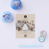 Werbung für Beige-Firmenlogos Flyer (Einzeln)