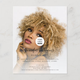 Werbung für benutzerdefinierte Foto-Logos Moderne  Flyer