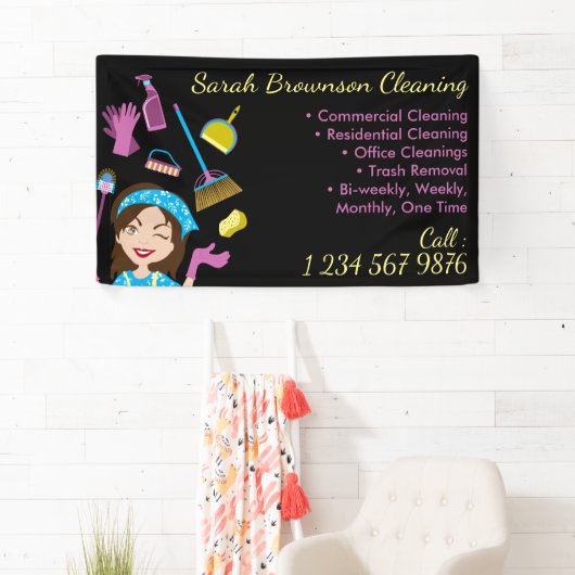 Werbung für "Black Clearing Business Starter" Banner (Insitu)