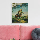 Werbung für "Buffalo Bill's Wild West and Co Leinwanddruck (Insitu (Wohnzimmer))