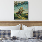 Werbung für "Buffalo Bill's Wild West and Co Leinwanddruck (Insitu (Schlafzimmer))