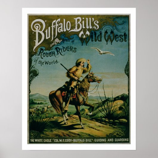 Werbung für "Buffalo Bill's Wild West and Co Poster (Vorne)