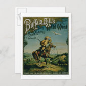 Werbung für "Buffalo Bill's Wild West and Co Postkarte (Vorne/Hinten)
