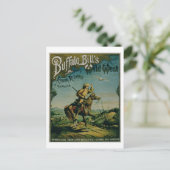 Werbung für "Buffalo Bill's Wild West and Co Postkarte (Stehend Vorderseite)