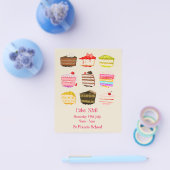 Werbung für "Cake Stall Bake Sale" Flyer (Einzeln)