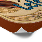 Werbung für Champagner-Biscuits Poster (Ecke)