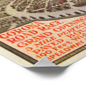 Werbung für Corona Road Race Poster (Ecke)