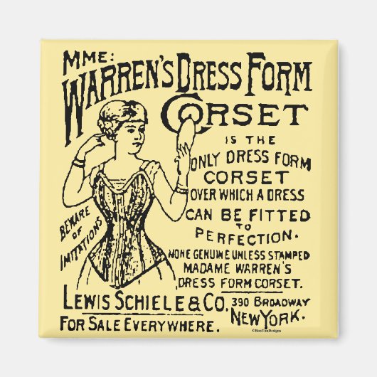 Werbung für Corset-Zeitungen Magnet (Vorne)