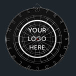 Werbung für das Firmenlogo Dartscheibe<br><div class="desc">Firmenlogo,  schwarz,  Firma,  modern,  Branding,  Werbe-,  elegant,  Dartboard.</div>
