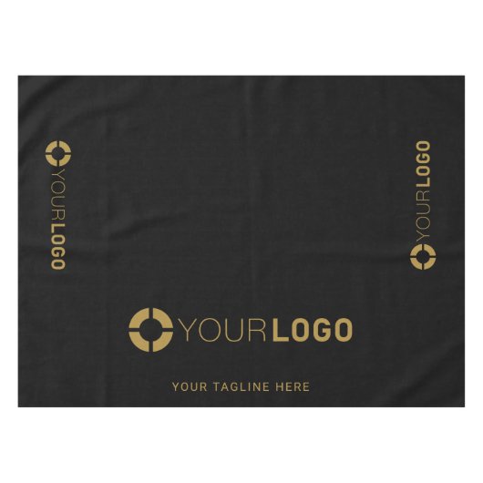 Werbung für das Logo "Black Custom Company" Tischdecke (Vorderseite (Horizontal))