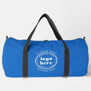 Werbung für das Logo der französischen Blue Compan Duffle Bag
