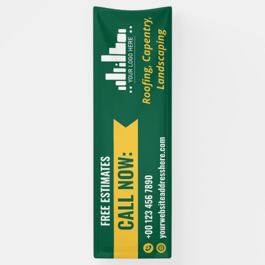 Werbung für das Logo "Small Business Call Now" für Banner (Vertikal)