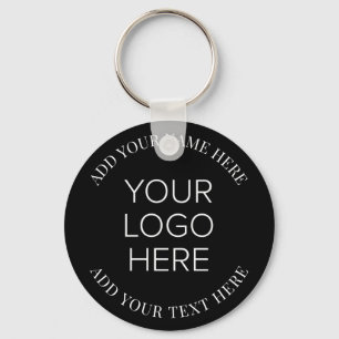Werbung für das Logo von Unternehmen Black Schlüsselanhänger
