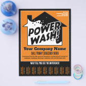 Werbung für das Marketing Power Wash Pressure Clea Flyer (Einzeln)
