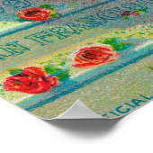 Werbung für das Portola Festival (Tänzer) Poster (Ecke)