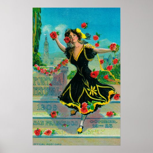 Werbung für das Portola Festival (Tänzer) Poster (Vorne)