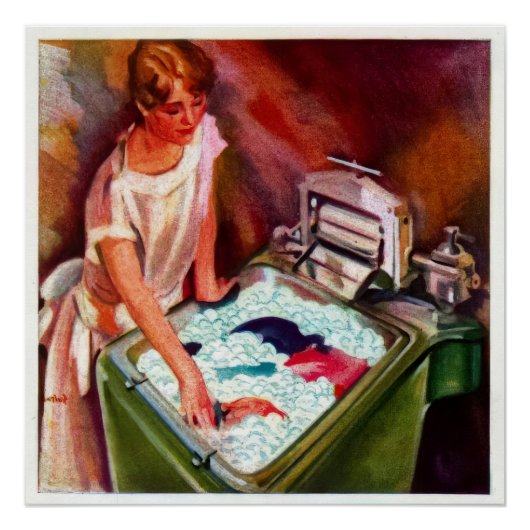 Werbung für das Traummagazin der Hausfrau Poster (Vorderseite)