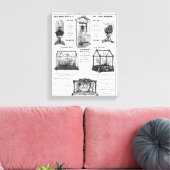 Werbung für "Dick Radclyffe & Co." Rustikale Werbu Leinwanddruck (Insitu (Wohnzimmer))