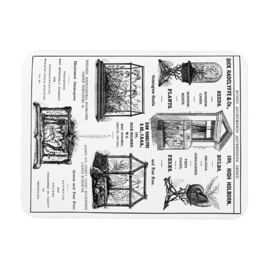 Werbung für "Dick Radclyffe & Co." Rustikale Werbu Magnet (Horizontal)