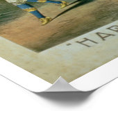 Werbung für die "Harley Brothers" (Farbe li Poster (Ecke)