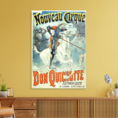 Werbung für "Don Quixote, New Circus", Pferd Leinwanddruck (Insitu (Wohnzimmer))