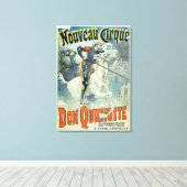 Werbung für "Don Quixote, New Circus", Pferd Leinwanddruck (Insitu (Holzboden))