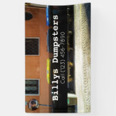 Werbung für Dumpster Rental Business Banner (Vertikal)