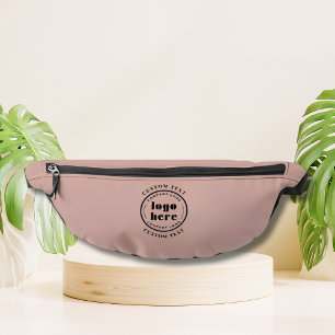 Werbung für Dusty Pink Company-Logos Bauchtasche