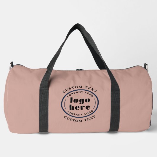 Werbung für Dusty Pink Company-Logos Duffle Bag (Vorderseite)