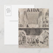 Werbung für eine Leistung Postkarte (Vorne/Hinten)