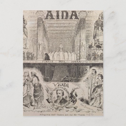 Werbung für eine Leistung Postkarte (Vorderseite)