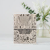 Werbung für eine Leistung Postkarte (Stehend Vorderseite)