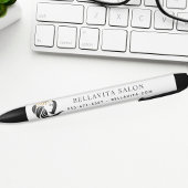 Werbung für einfache Black Gold Hair Salon-Logos Kugelschreiber