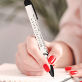 Werbung für einfache Black Gold Hair Salon-Logos Kugelschreiber