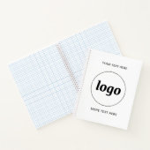 Werbung für einfache Logotexte Notizblock (Innenseite)