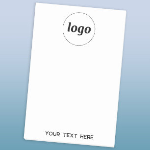 Werbung für einfache Logotexte Post-it Klebezettel