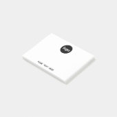 Werbung für einfache Logotexte Post-it Klebezettel (angewinkelt)