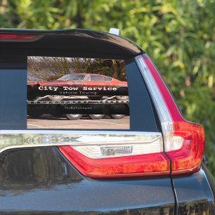 Werbung für Fahrzeuge der Tow-Service-Gesellschaft Aufkleber
